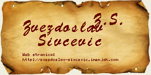 Zvezdoslav Sivčević vizit kartica